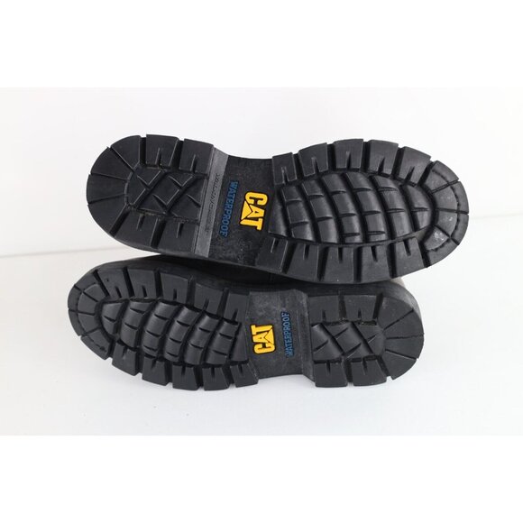 Vtg 90s Cat Caterpillar Men 8M Distressed Goretex Leather Waterproof Work Boots main image 2